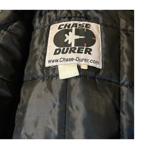 VTG Chase Durer Beverly Hills Geneve Knox Armory Jacket Mens XL Black Pilot - Picture 4 of 9